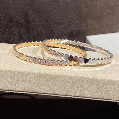 [Novalux]BEE LOVE GOLD BRACELET FULL DIAMOND