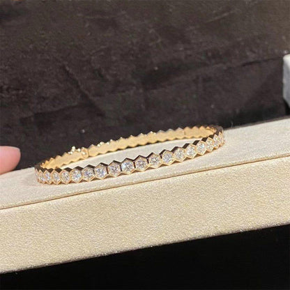 [Novalux]BEE LOVE GOLD BRACELET FULL DIAMOND