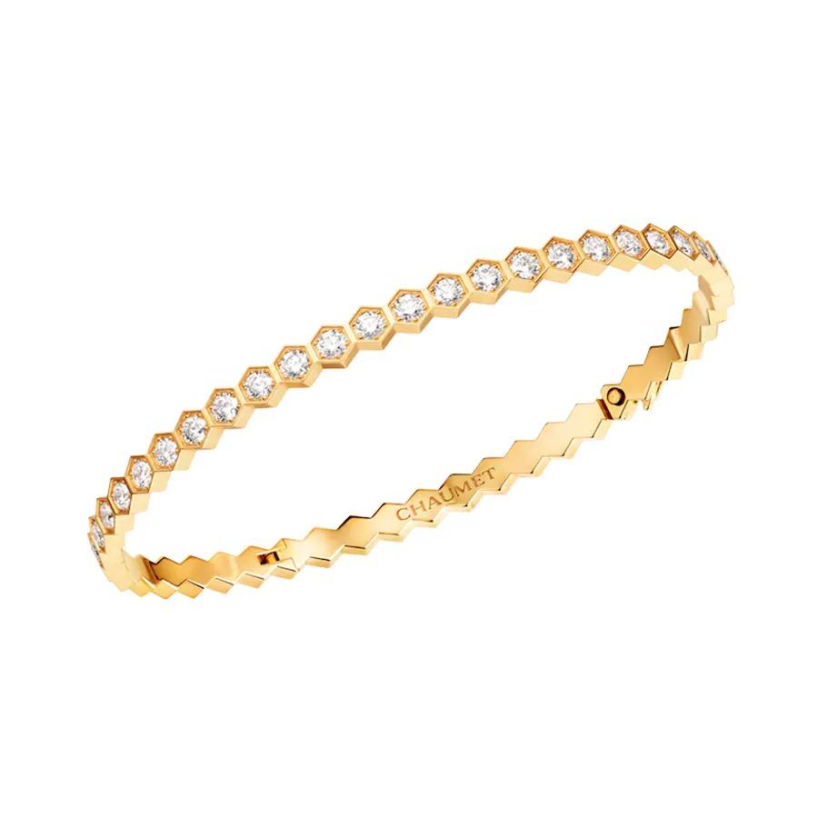 [Novalux]BEE LOVE GOLD BRACELET FULL DIAMOND