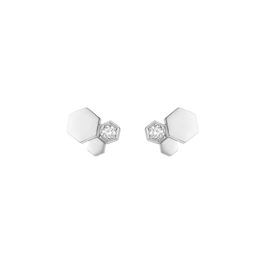 [Novalux]BEE LOVE SILVER DIAMOND EARRINGS