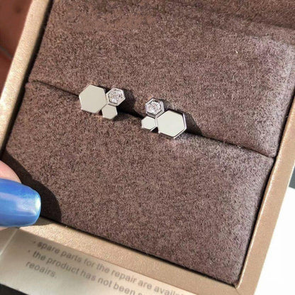 [Novalux]BEE LOVE SILVER DIAMOND EARRINGS