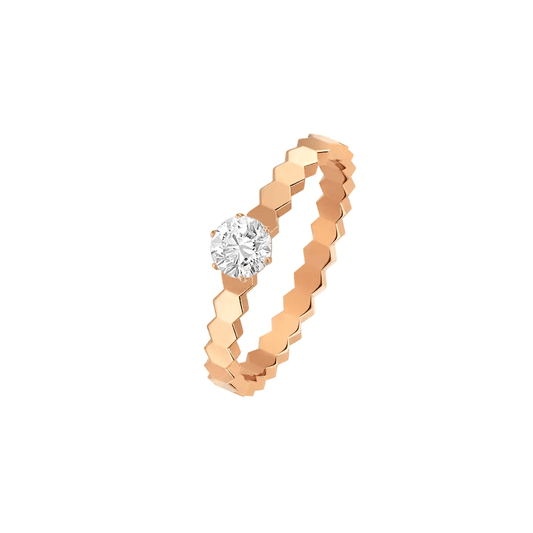 [Novalux]BEE LOVE RING ROSE GOLD 1 DIAMOND