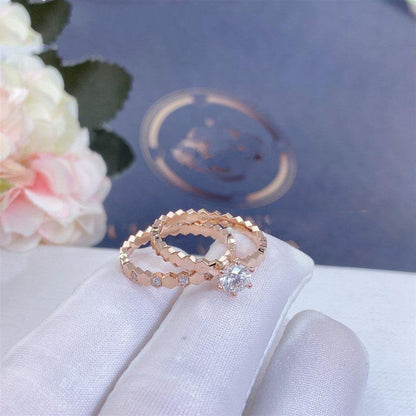 [Novalux]BEE LOVE RING ROSE GOLD DIAMOND