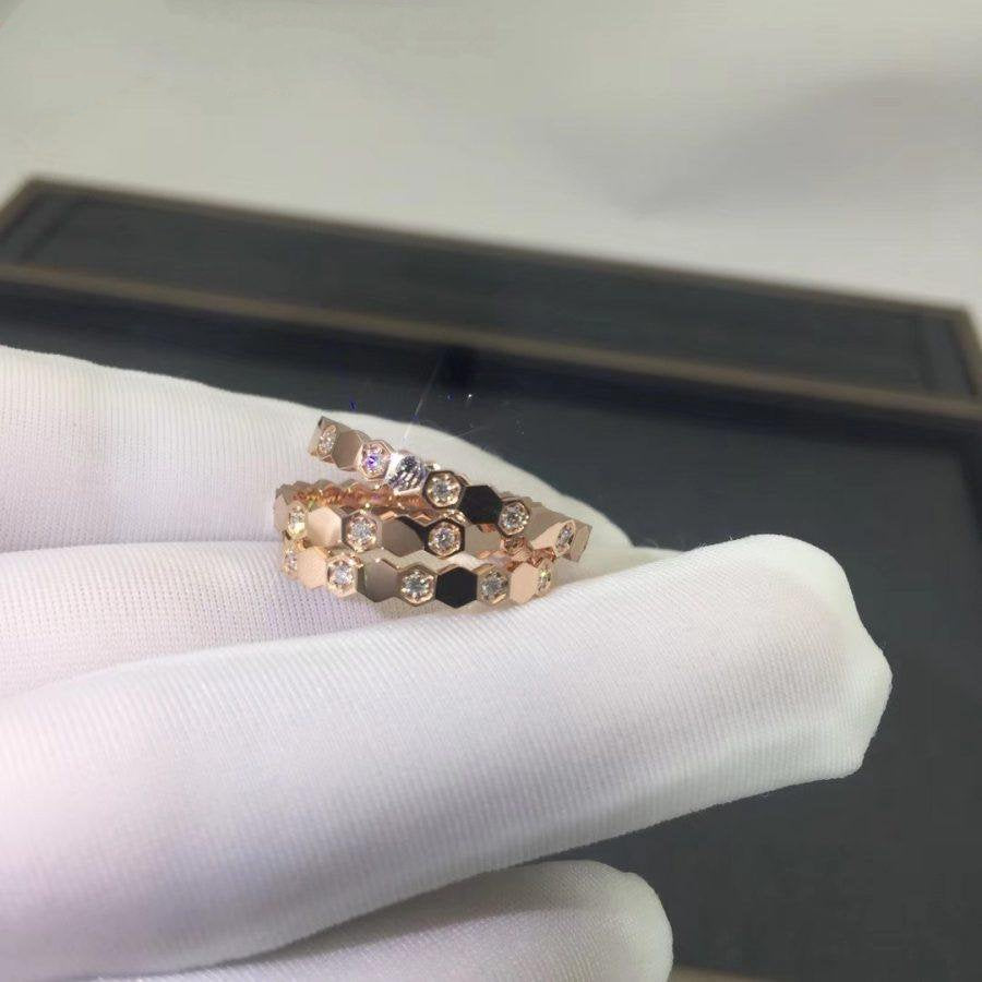 [Novalux]BEE LOVE RING ROSE GOLD DIAMOND