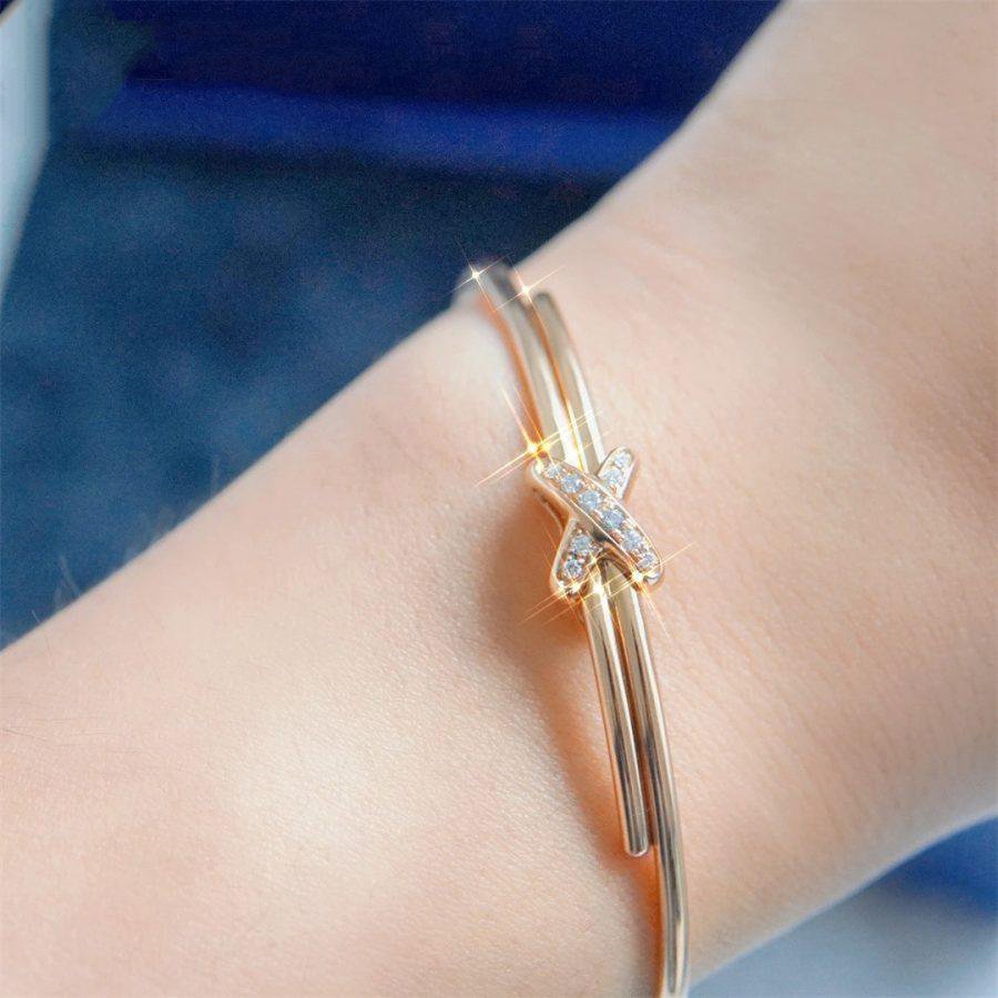 [Novalux]JEUX DE BRACELET ROSE GOLD DIAMONDS