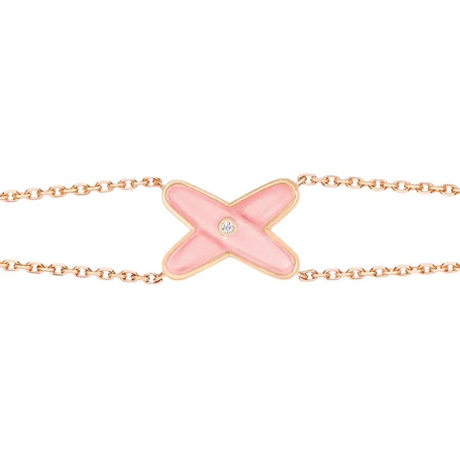 [Novalux]JEUX BRACELET PINK MOP ROSE GOLD 1 DIAMOND