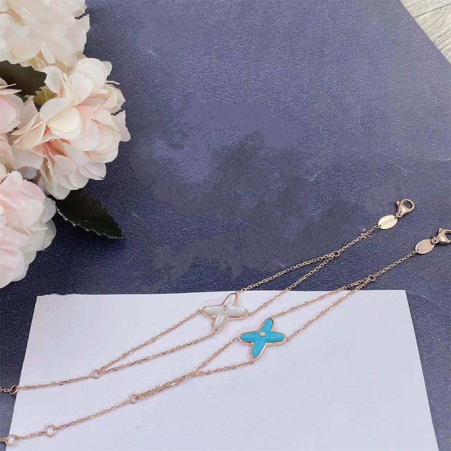 [Novalux]JEUX BRACELET TURQUOISE ROSE GOLD 1 DIAMOND