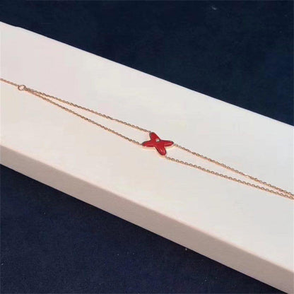 [Novalux]JEUX BRACELET CARNELIAN ROSE GOLD 1 DIAMOND