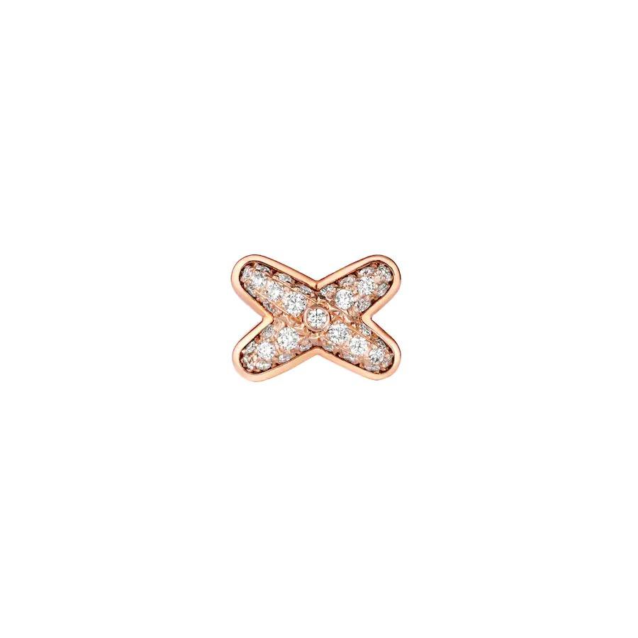 [Novalux]JEUX DE ROSE GOLD DIAMOND EARRINGS