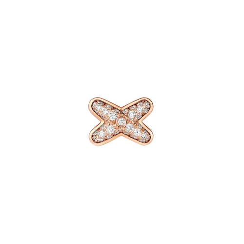 [Novalux]JEUX DE ROSE GOLD DIAMOND EARRINGS