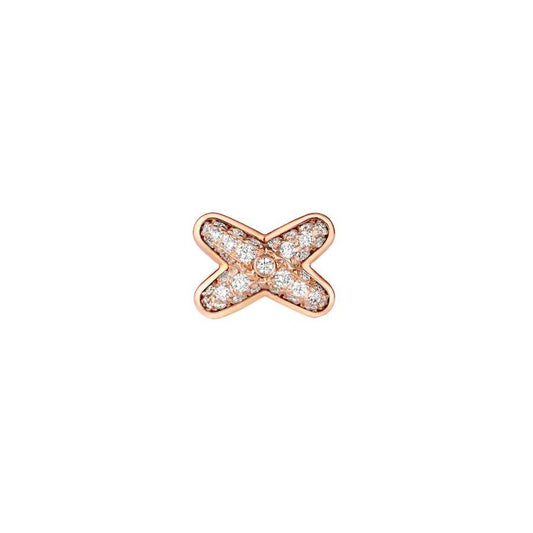 [Novalux]JEUX DE ROSE GOLD DIAMOND EARRINGS