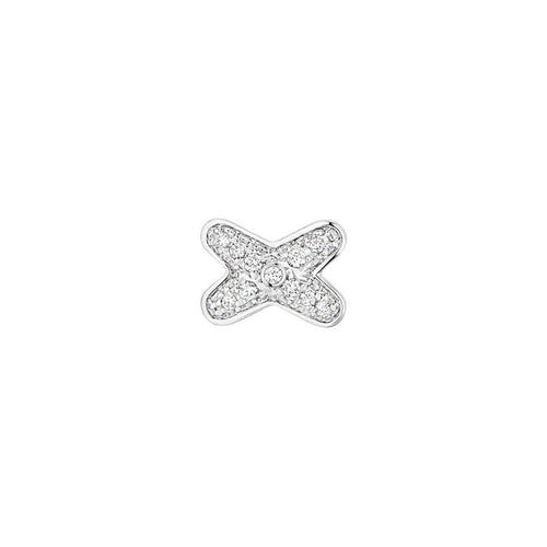 [Novalux]JEUX DE SILVER DIAMOND EARRINGS