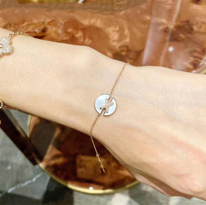 [Novalux]JEUX DE BRACELET MOP ROSE GOLD DIAMONDS