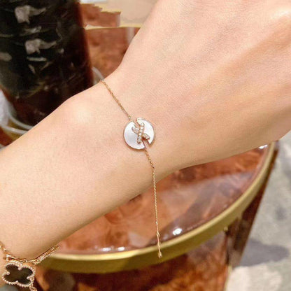 [Novalux]JEUX DE BRACELET MOP ROSE GOLD DIAMONDS