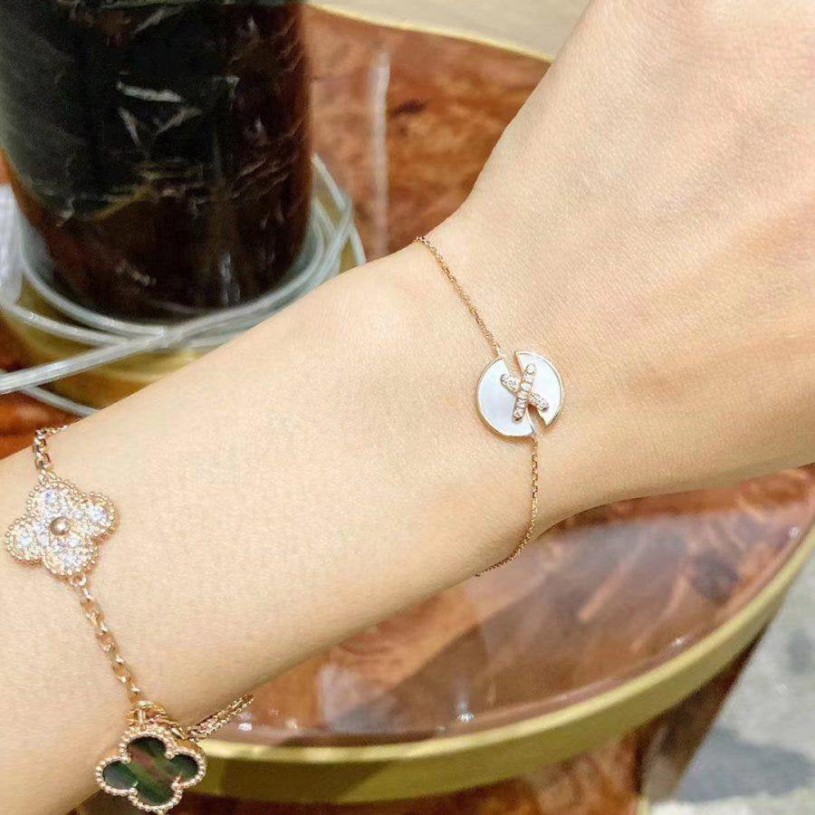 [Novalux]JEUX DE BRACELET MOP ROSE GOLD DIAMONDS