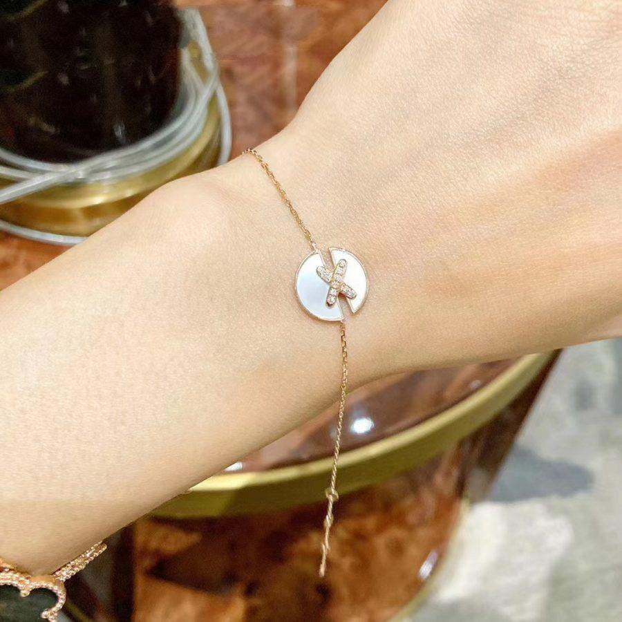 [Novalux]JEUX DE BRACELET MOP ROSE GOLD DIAMONDS