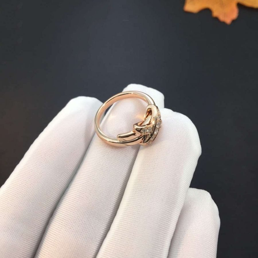 [Novalux]JEUX DE ROSE GOLD DIAMOND RING