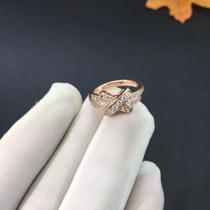 [Novalux]JEUX DE RING ROSE GOLD DIAMOND