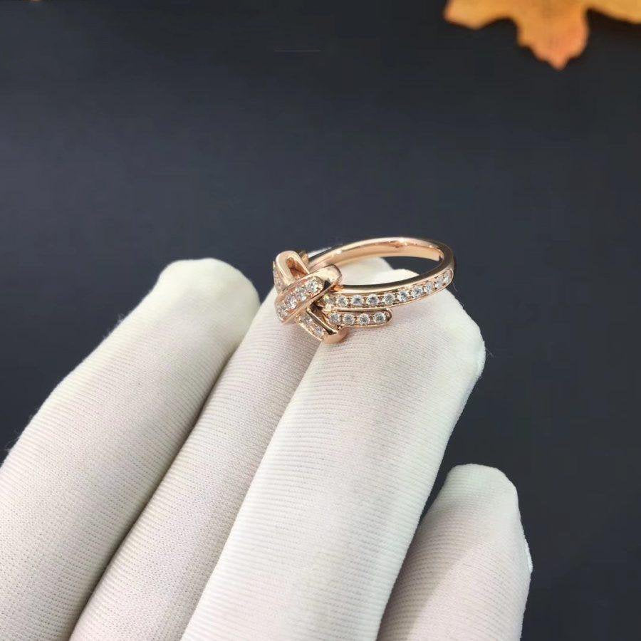 [Novalux]JEUX DE RING ROSE GOLD DIAMOND