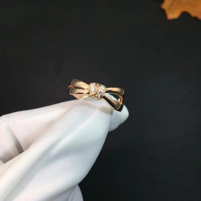 [Novalux]LIENS RING ROSE GOLD DIAMOND