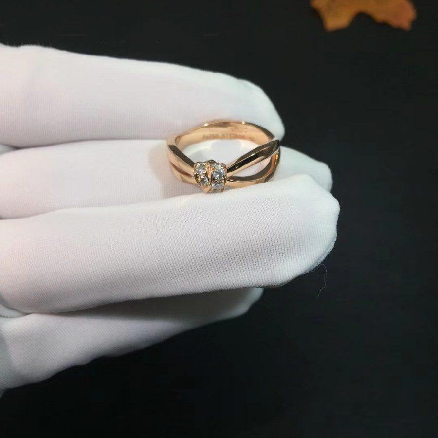 [Novalux]LIENS RING ROSE GOLD DIAMOND