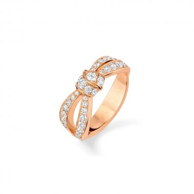 [Novalux]LIENS ROSE GOLD DIAMOND RING