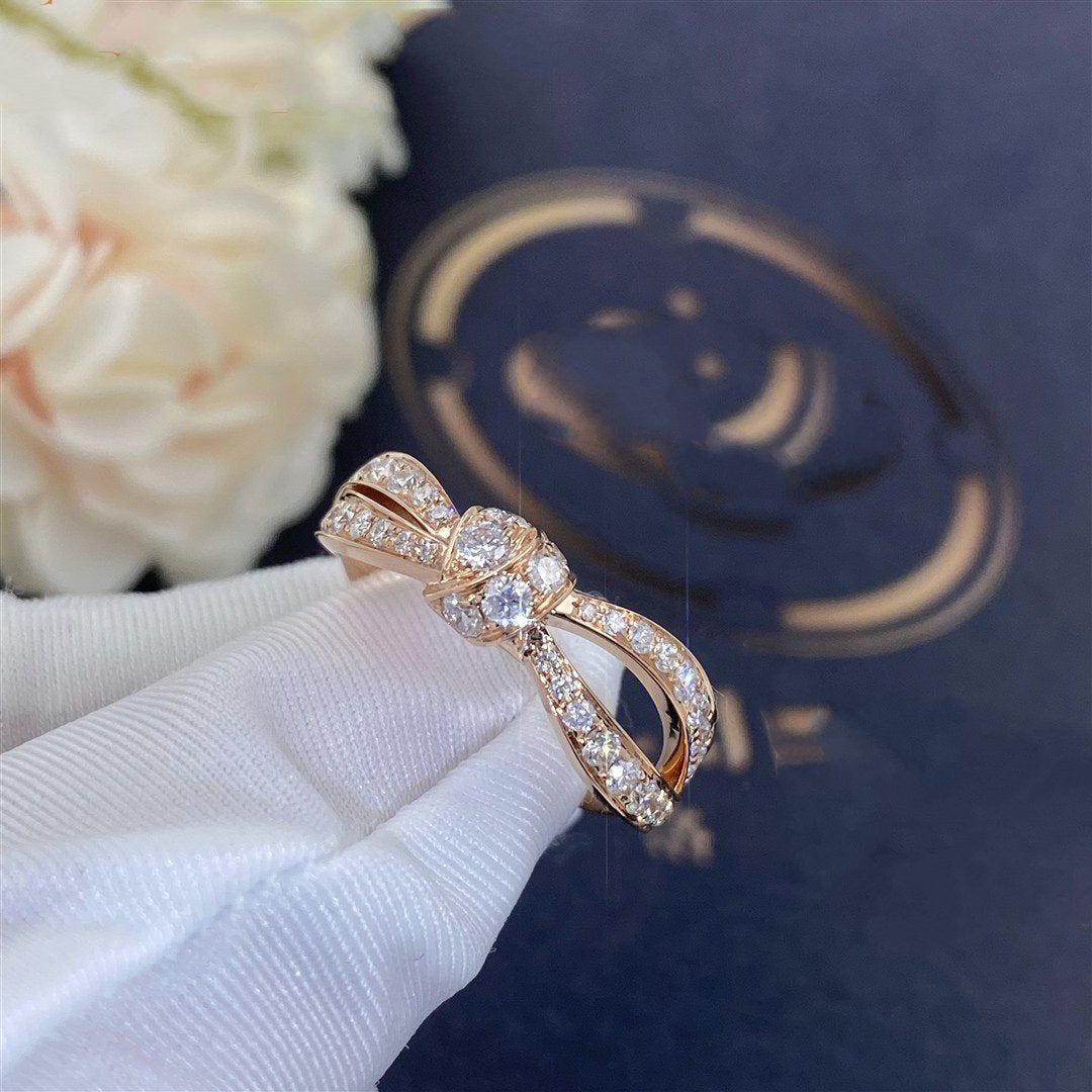 [Novalux]LIENS ROSE GOLD DIAMOND RING