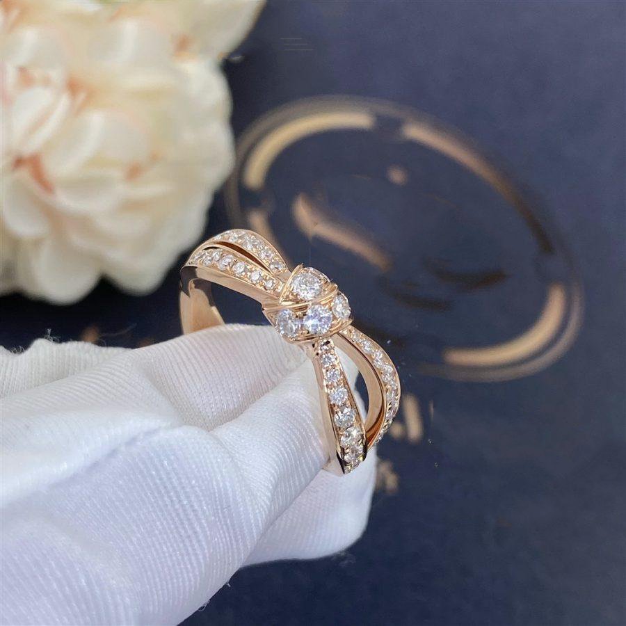 [Novalux]LIENS ROSE GOLD DIAMOND RING