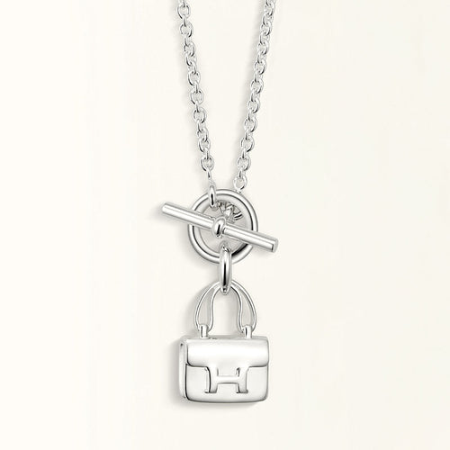 [Novalux]POP H PEDANT SILVER NECKLACE