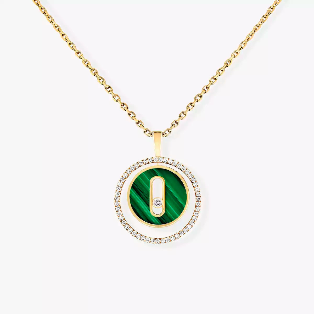 [Novalux]LUCKY MOVE DIAMOND NECKLACE