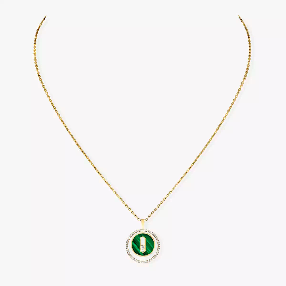 [Novalux]LUCKY MOVE DIAMOND NECKLACE