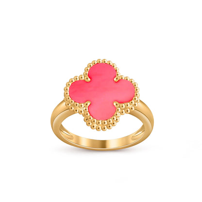 [Novalux]LUCKY CLOVER VINTAGE GOLD RING COLLECTION