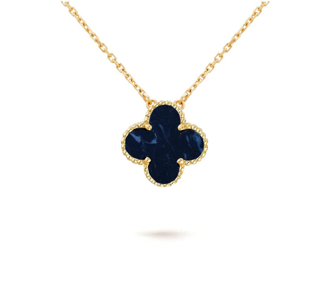 [Novalux]15MM CLOVER FLOWER PENDANT NECKLACE COLLECTION