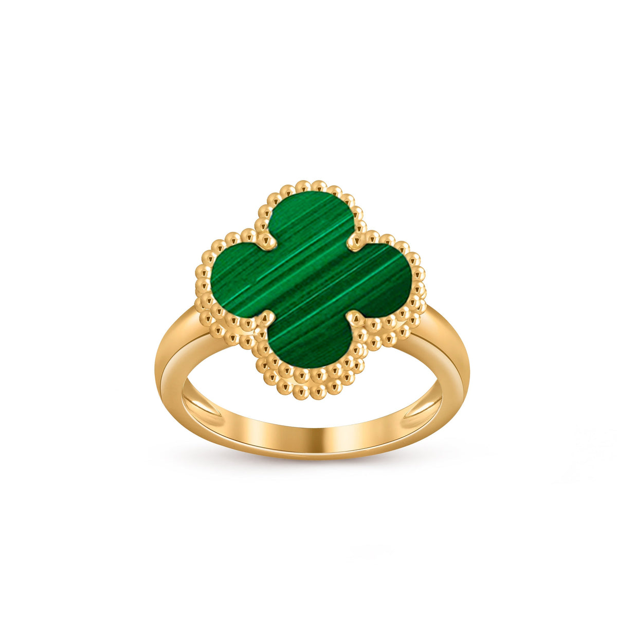 [Novalux]LUCKY CLOVER VINTAGE GOLD RING COLLECTION
