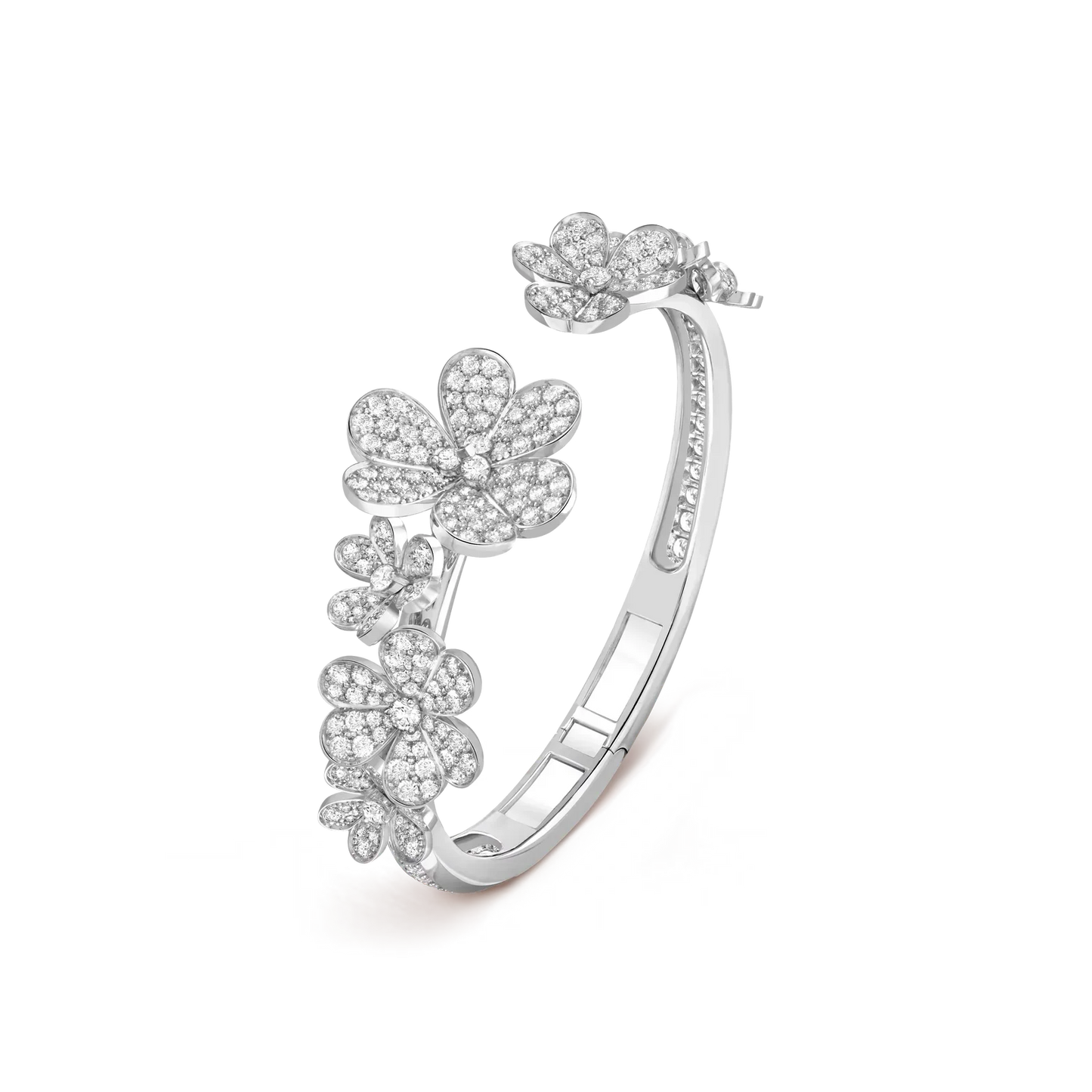 [Novalux]LUMINOUS BLOSSOM OPEN BANGLE