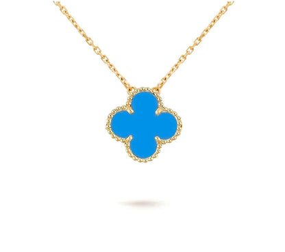 [Novalux]15MM CLOVER FLOWER PENDANT NECKLACE COLLECTION