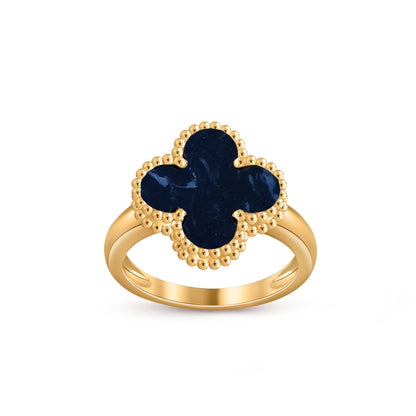 [Novalux]LUCKY CLOVER VINTAGE GOLD RING COLLECTION