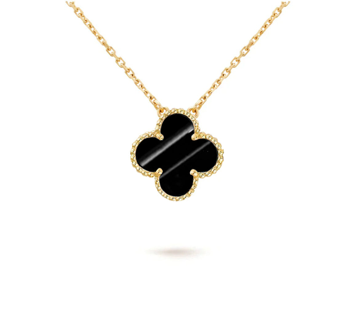 [Novalux]15MM CLOVER FLOWER PENDANT NECKLACE COLLECTION