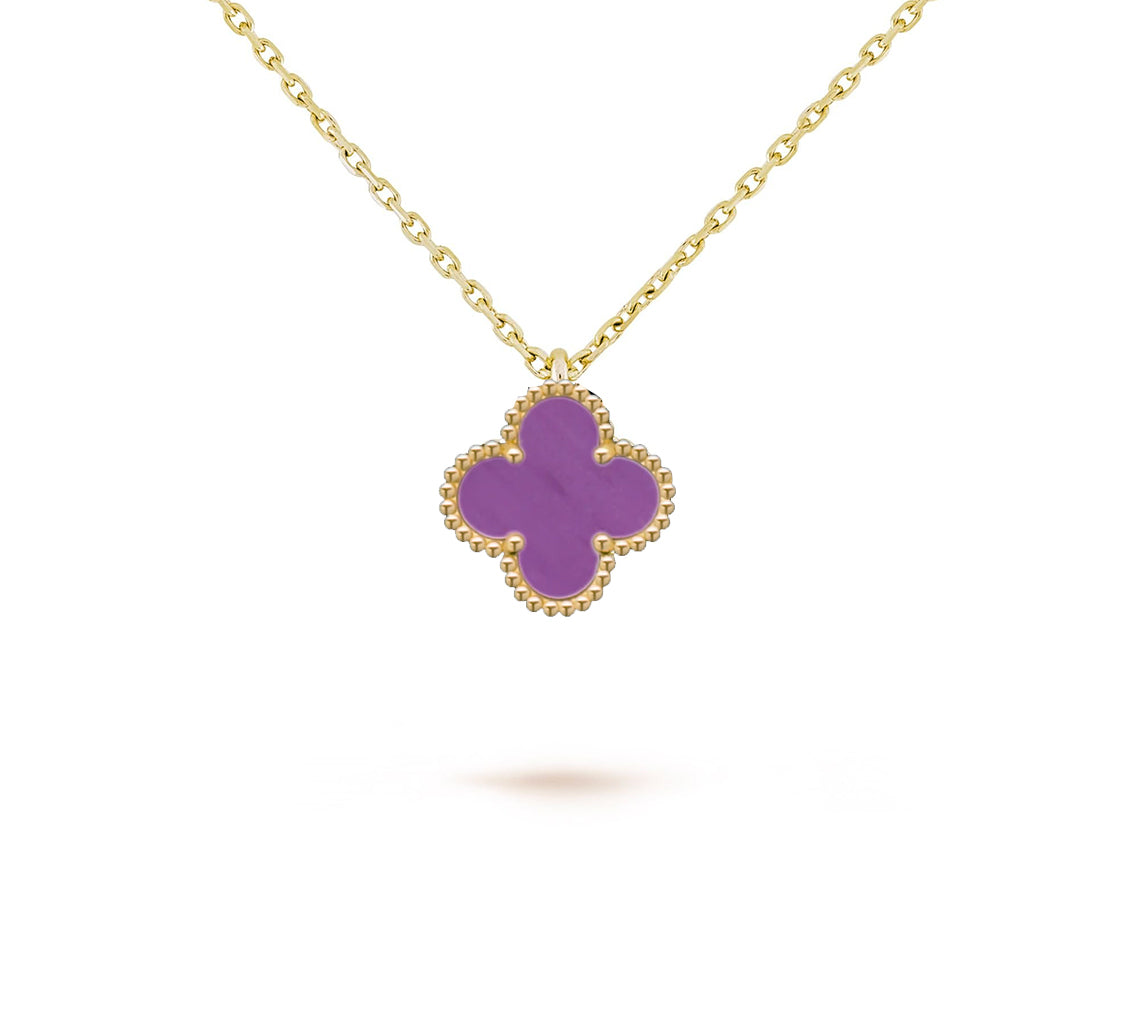 [Novalux]9.5MM MINI CLOVER PENDANT NECKLACE COLLECTION