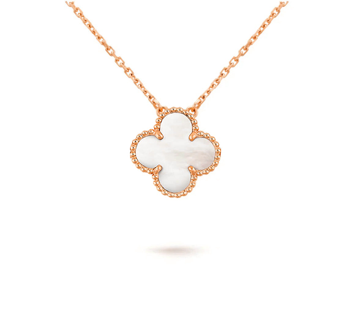 [Novalux]15MM CLOVER FLOWER PENDANT NECKLACE COLLECTION