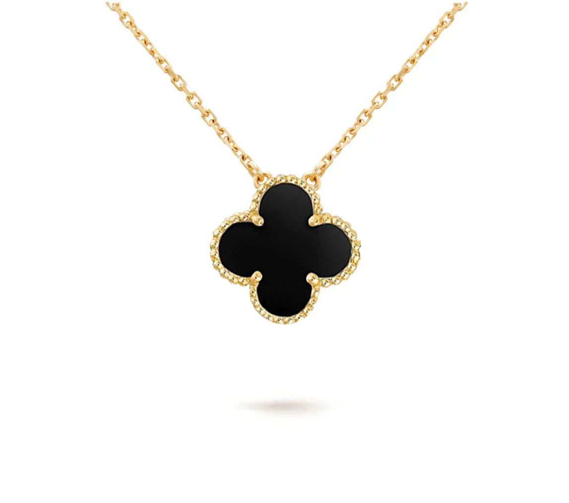 [Novalux]15MM CLOVER FLOWER PENDANT NECKLACE COLLECTION