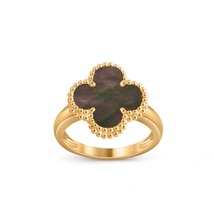 [Novalux]LUCKY CLOVER VINTAGE GOLD RING COLLECTION