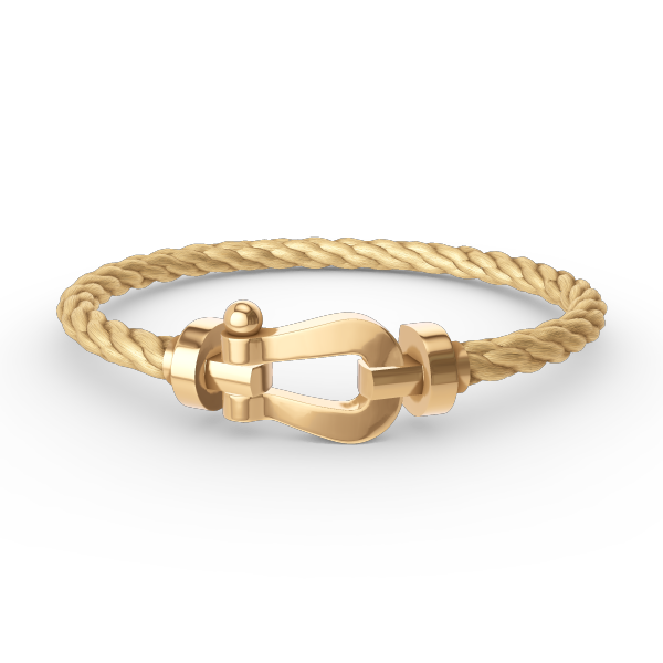 [Novalux]FORCE LARGE HORSESHOE BRACELET - GOLD