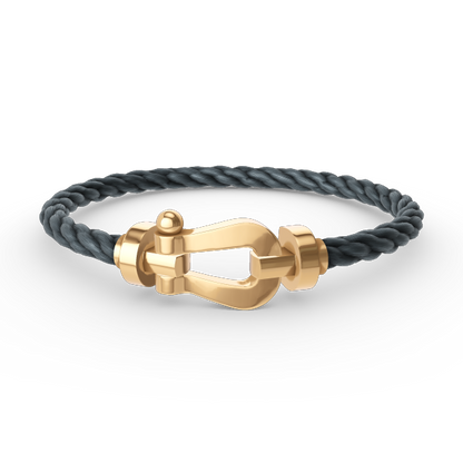 [Novalux]FORCE LARGE HORSESHOE BRACELET - GOLD