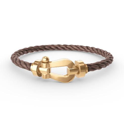 [Novalux]FORCE LARGE HORSESHOE BRACELET - GOLD