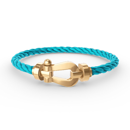 [Novalux]FORCE LARGE HORSESHOE BRACELET - GOLD