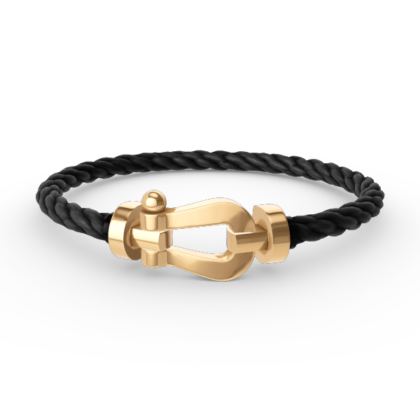 [Novalux]FORCE LARGE HORSESHOE BRACELET - GOLD