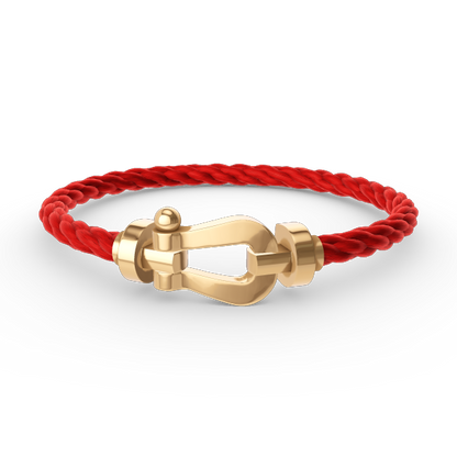 [Novalux]FORCE LARGE HORSESHOE BRACELET - GOLD
