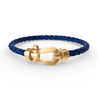 [Novalux]FORCE LARGE HORSESHOE BRACELET - GOLD