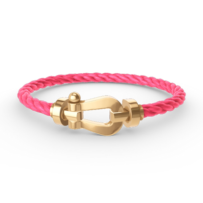 [Novalux]FORCE LARGE HORSESHOE BRACELET - GOLD